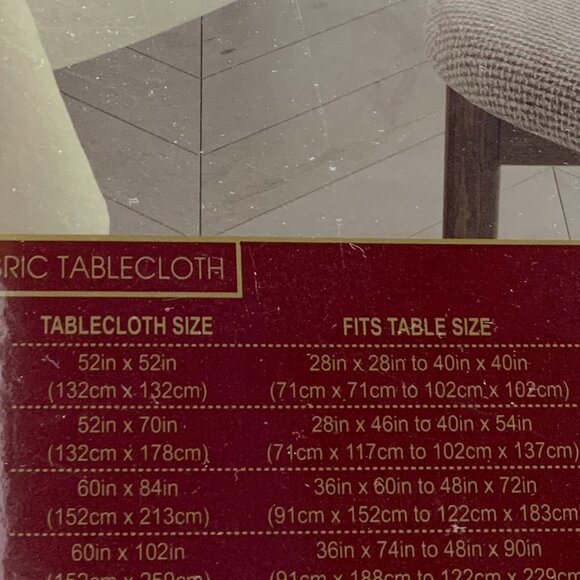 Spode Christmas Tree Ribbons and Bows Tablecloth 60x102 Fabric NWT - Picture 5 of 8